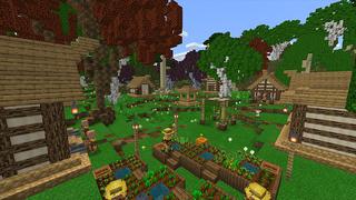 Screenshot of the Minecraft Bedrock Marketplace product Mystic Woodland Survival created by G2Crafted.