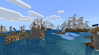 Screenshot of the Minecraft Bedrock Marketplace product Pirate Battle Royale created by G2Crafted.