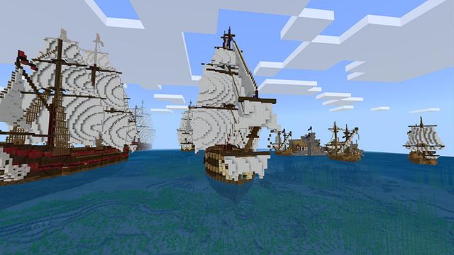 Screenshot of the Minecraft Bedrock Marketplace product Pirate Battle Royale created by G2Crafted.
