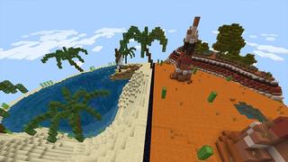 Screenshot of the Minecraft Bedrock Marketplace product Planet Survivalsphere Two created by G2Crafted.