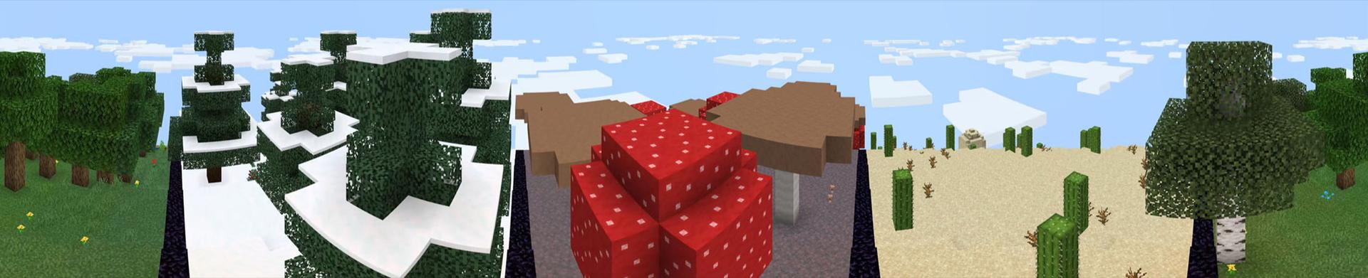 Panorama of the Minecraft Bedrock Marketplace product Planet Survivalsphere created by G2Crafted.