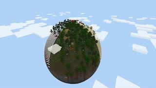 Screenshot of the Minecraft Bedrock Marketplace product Planet Survivalsphere created by G2Crafted.