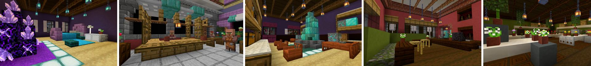 Panorama of the Minecraft Bedrock Marketplace product Princess Cafe created by G2Crafted.