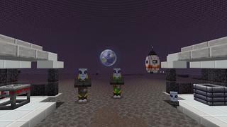 Screenshot of the Minecraft Bedrock Marketplace product Project Moonscape created by G2Crafted.