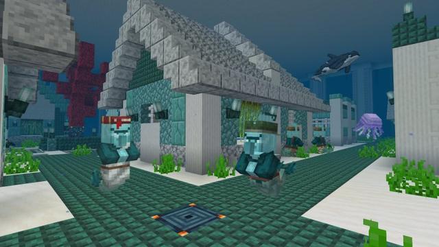 Screenshot of the Minecraft Bedrock Marketplace product Raft Survival 2 created by G2Crafted.