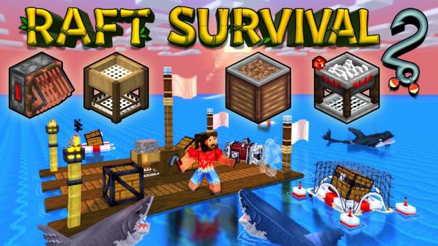 Thumbnail of the Minecraft Bedrock Marketplace product Raft Survival 2 created by G2Crafted.