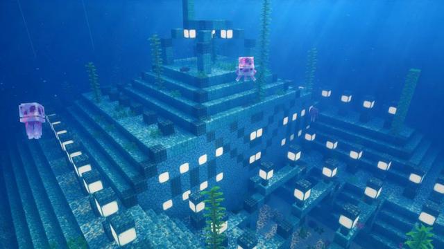 Screenshot of the Minecraft Bedrock Marketplace product Raft Survival created by G2Crafted.