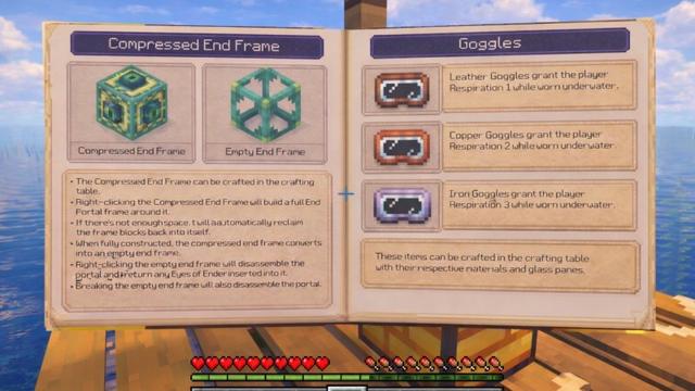 Screenshot of the Minecraft Bedrock Marketplace product Raft Survival created by G2Crafted.