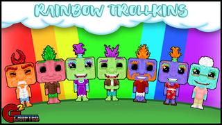 Thumbnail of the Minecraft Bedrock Marketplace product Rainbow Trollkins created by G2Crafted.