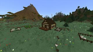 Screenshot of the Minecraft Bedrock Marketplace product Settlers Mountain created by G2Crafted.