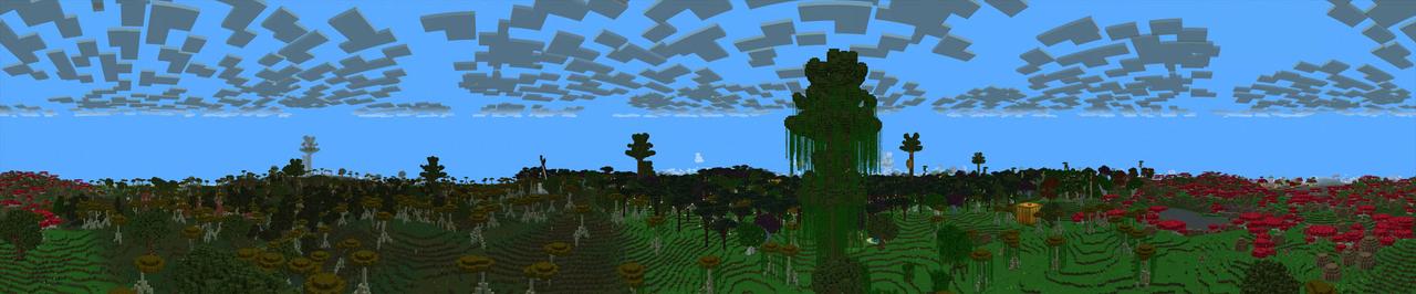 Panorama of the Minecraft Bedrock Marketplace product Survival of the Four Realms created by G2Crafted.