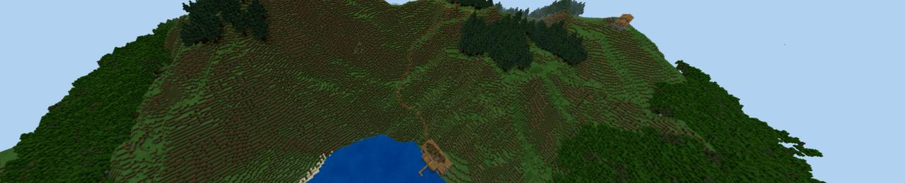 Panorama of the Minecraft Bedrock Marketplace product Survival under the Dome created by G2Crafted.