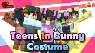 Thumbnail of the Minecraft Bedrock Marketplace product Teens in bunny costume created by G2Crafted.