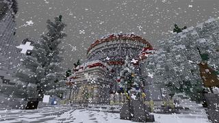 Screenshot of the Minecraft Bedrock Marketplace product Winter Craftable Bases created by G2Crafted.