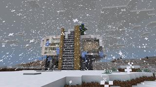 Screenshot of the Minecraft Bedrock Marketplace product Winter Craftable Bases created by G2Crafted.