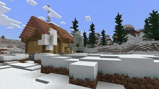 Screenshot of the Minecraft Bedrock Marketplace product Winter Craftable Bases created by G2Crafted.