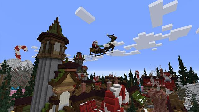 Screenshot of the Minecraft Bedrock Marketplace product Winter Town created by G2Crafted.