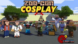 Thumbnail of the Minecraft Bedrock Marketplace product Zoo-Con Cosplay-HD created by G2Crafted.