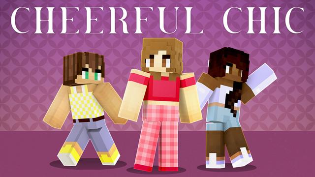 Thumbnail of the Minecraft Bedrock Marketplace product Cheerful Chic created by Galaxite.
