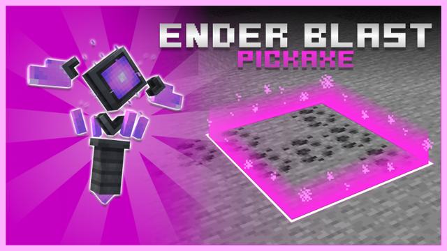 Thumbnail of the Minecraft Bedrock Marketplace product Ender Blast Pickaxe [24 Hours] created by Galaxite.