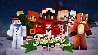 Thumbnail of the Minecraft Bedrock Marketplace product Festive Skin Pack created by Galaxite.