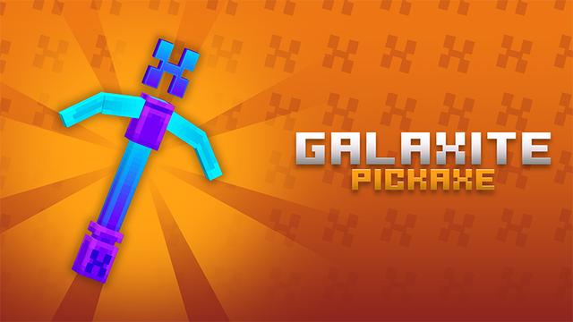 Thumbnail of the Minecraft Bedrock Marketplace product Galaxite Pickaxe created by Galaxite.