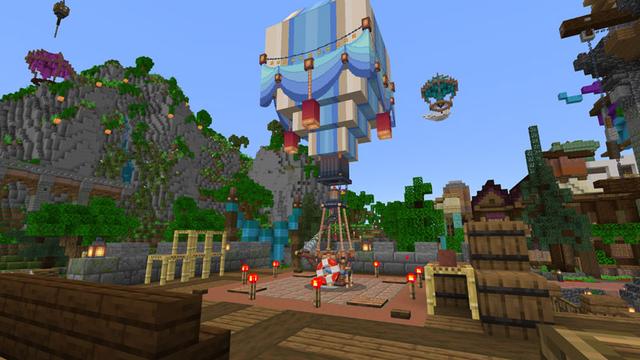 Screenshot of the Minecraft Bedrock Marketplace product Galaxite Season 6 Hub created by Galaxite.