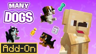 Thumbnail of the Minecraft Bedrock Marketplace product Many Dogs created by Galaxite.