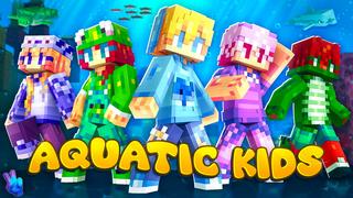 Thumbnail of the Minecraft Bedrock Marketplace product Aquatic Kids created by Gamefam.