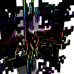 Thumbnail of the Minecraft Bedrock Marketplace product Black RGB Knight Wings created by Gamefam.