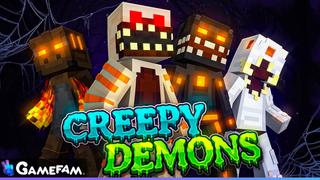 Thumbnail of the Minecraft Bedrock Marketplace product Creepy Demons created by Gamefam.