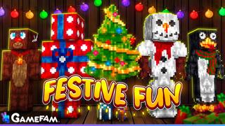 Thumbnail of the Minecraft Bedrock Marketplace product Festive Fun created by Gamefam.