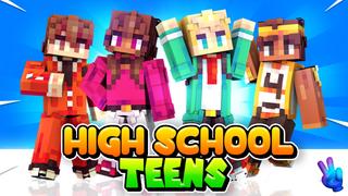 Thumbnail of the Minecraft Bedrock Marketplace product High School Teens created by Gamefam.