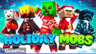 Thumbnail of the Minecraft Bedrock Marketplace product Holiday Mobs created by Gamefam.