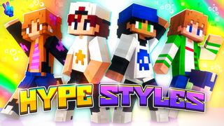Thumbnail of the Minecraft Bedrock Marketplace product Hype Styles created by Gamefam.