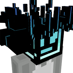 Thumbnail of the Minecraft Bedrock Marketplace product ICE Shadow Helmet created by Gamefam.