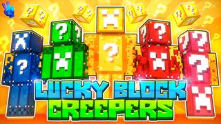 Thumbnail of the Minecraft Bedrock Marketplace product Lucky Block Creepers created by Gamefam.
