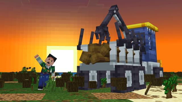 Screenshot of the Minecraft Bedrock Marketplace product More Vehicles Add-On created by Gamefam.