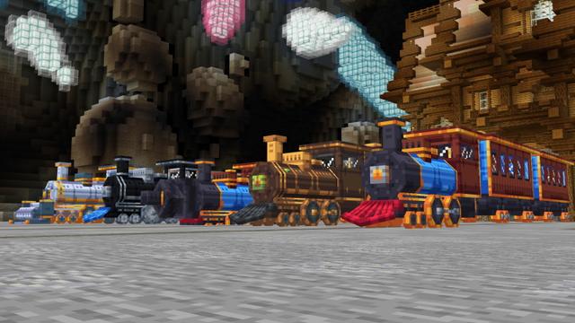 Screenshot of the Minecraft Bedrock Marketplace product More Vehicles Add-On created by Gamefam.