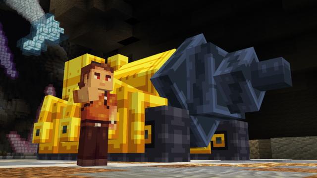 Screenshot of the Minecraft Bedrock Marketplace product More Vehicles Add-On created by Gamefam.