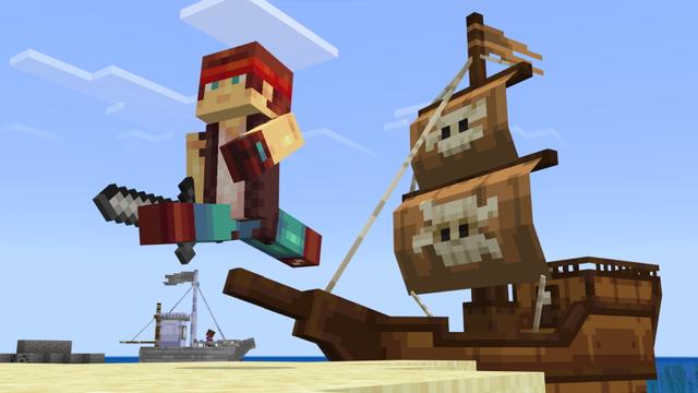 Screenshot of the Minecraft Bedrock Marketplace product More Vehicles Add-On created by Gamefam.