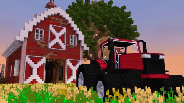 Screenshot of the Minecraft Bedrock Marketplace product More Vehicles Add-On created by Gamefam.