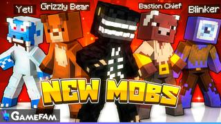 Thumbnail of the Minecraft Bedrock Marketplace product New Mobs created by Gamefam.