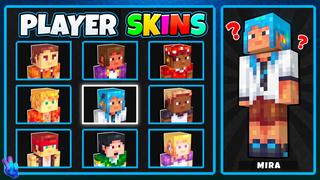 Thumbnail of the Minecraft Bedrock Marketplace product Player Skins created by Gamefam.