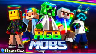 Thumbnail of the Minecraft Bedrock Marketplace product RGB Mobs created by Gamefam.