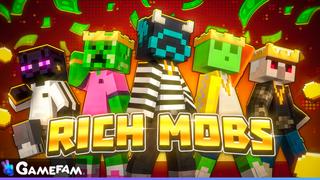 Thumbnail of the Minecraft Bedrock Marketplace product Rich Mobs created by Gamefam.
