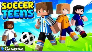 Thumbnail of the Minecraft Bedrock Marketplace product Soccer Teens created by Gamefam.