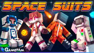 Thumbnail of the Minecraft Bedrock Marketplace product Space Suits created by Gamefam.