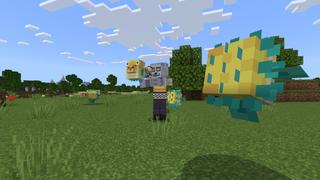 Screenshot of the Minecraft Bedrock Marketplace product SpeedSilver Legendary Weapons created by Gamefam.