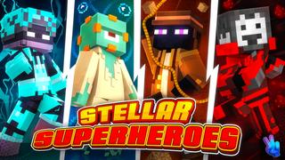 Thumbnail of the Minecraft Bedrock Marketplace product Stellar Superheroes created by Gamefam.